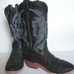 Nocona Shark Skin Boots Sz 8